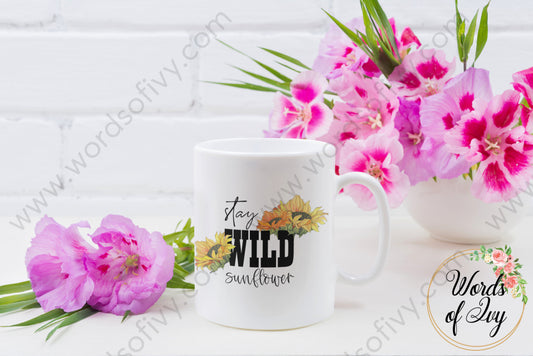 Coffee Mug - Stay Wild Sunflower 220411008 | Nauti Life Tees