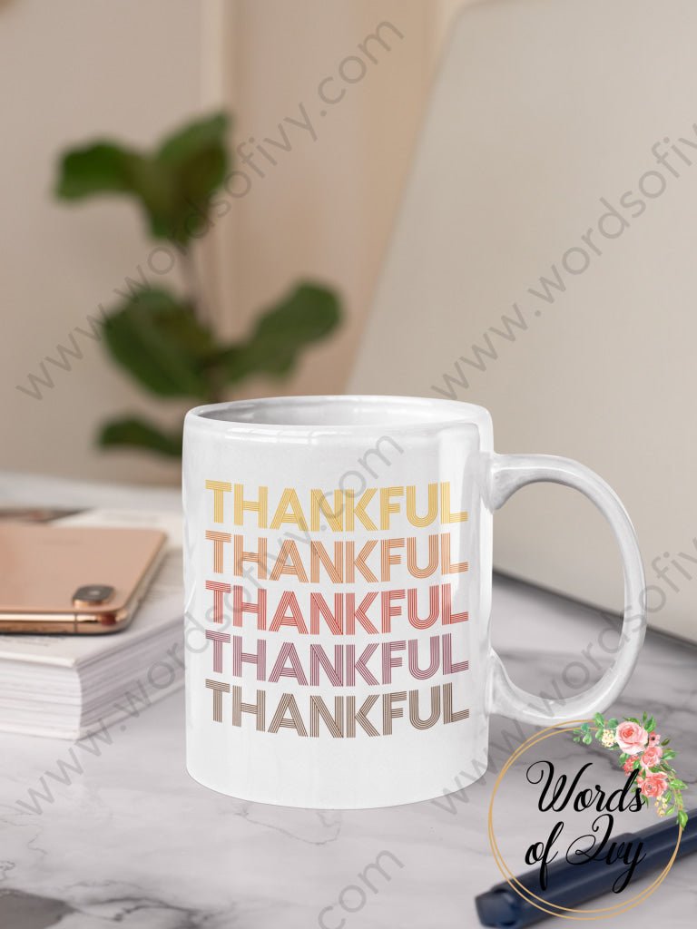 Coffee Mug - THANKFUL 230703089 | Nauti Life Tees