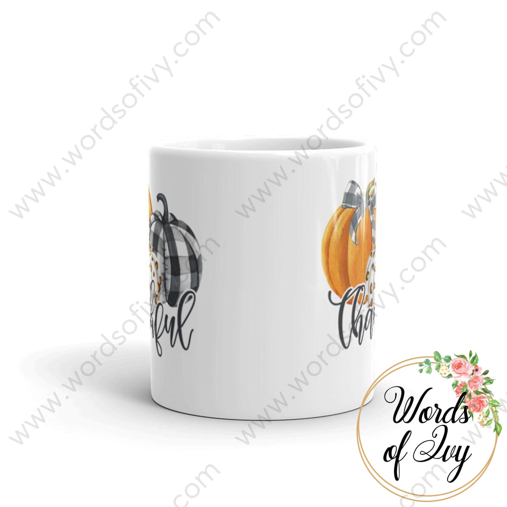 Coffee Mug - Thankful Pumpkin Trio 211031001 | Nauti Life Tees