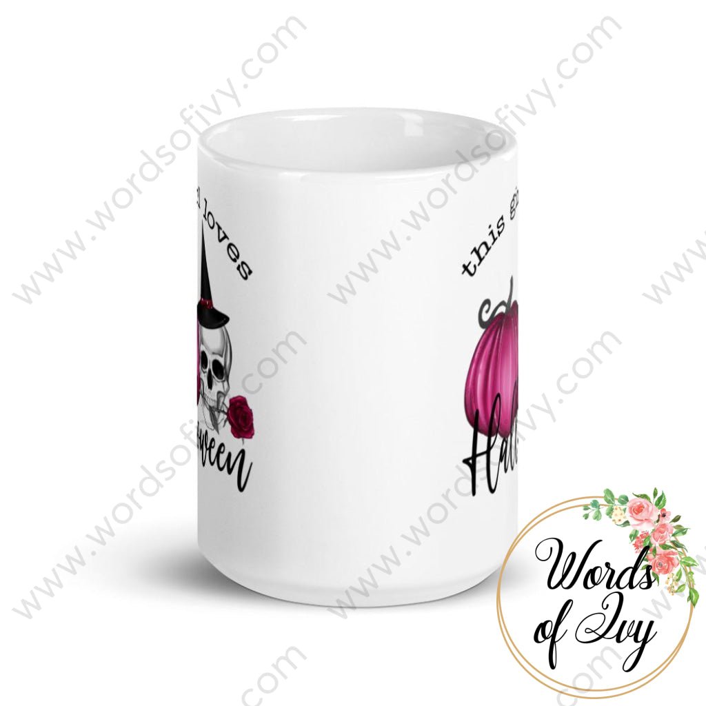 Coffee Mug - This girl loves Halloween 230703023 | Nauti Life Tees