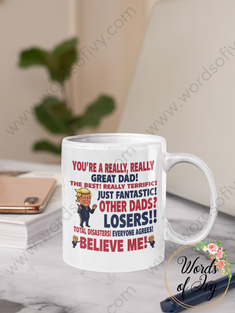 Coffee Mug - Trump Father's Day 220111002 | Nauti Life Tees