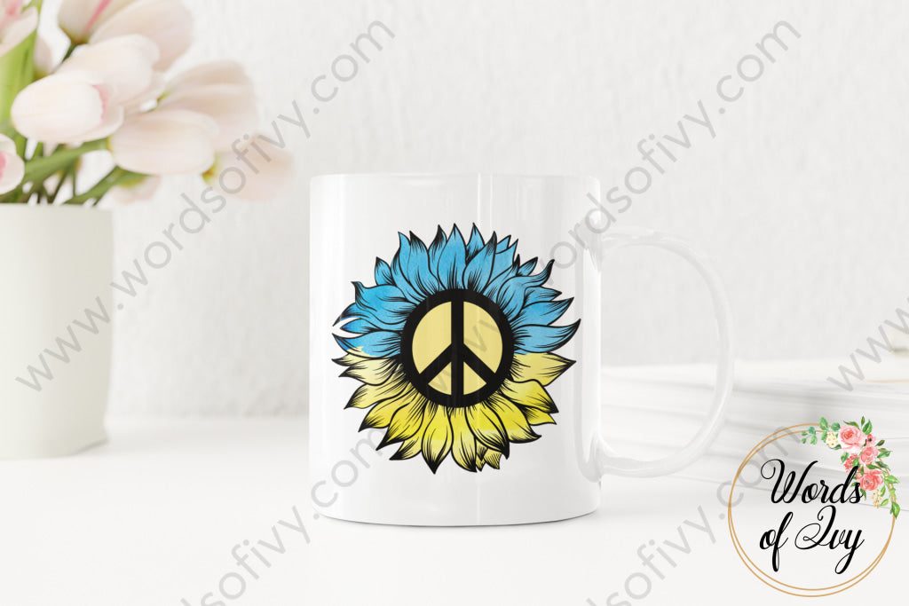 Coffee Mug - Ukraine Sunflower 220305014 | Nauti Life Tees