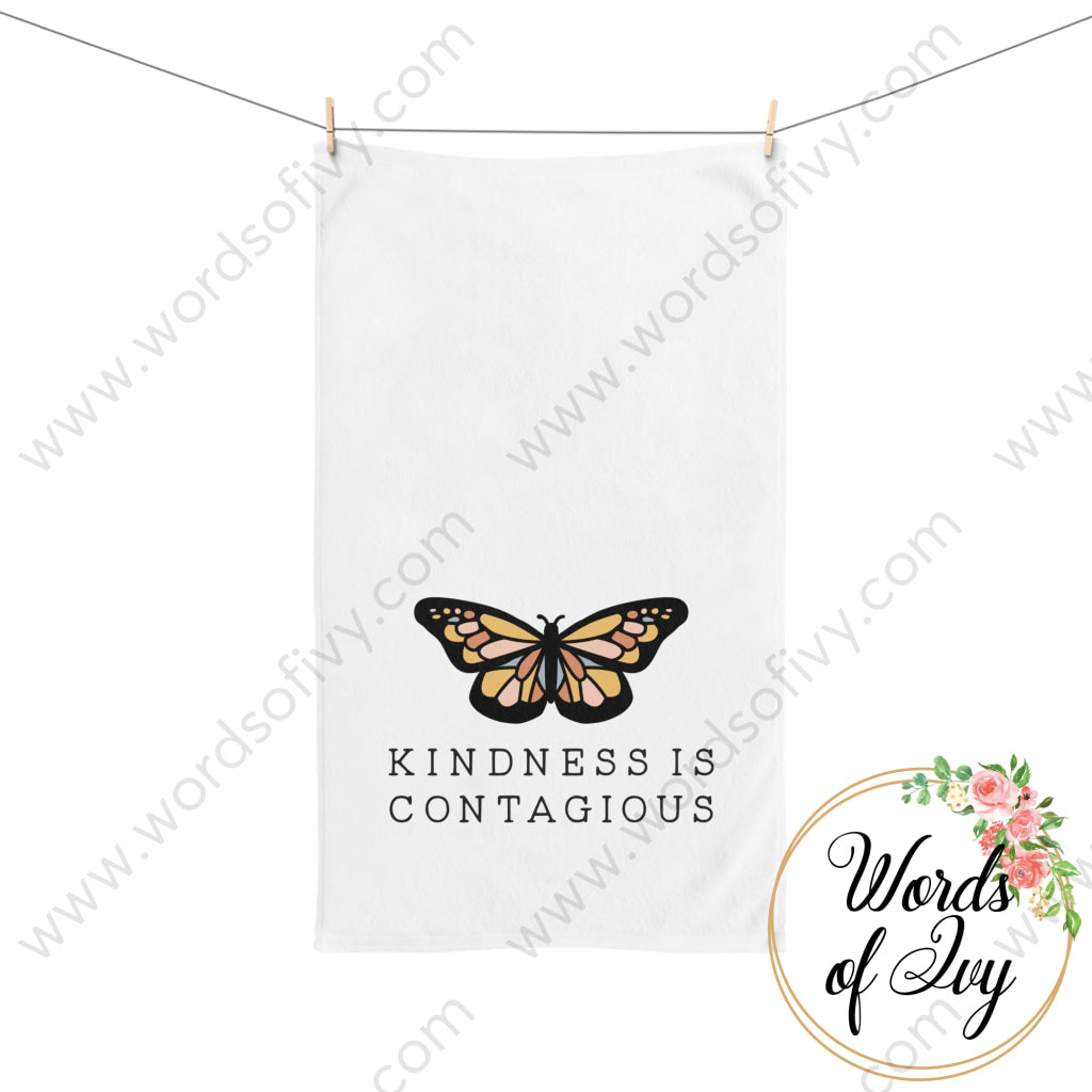 Hand Towel - Kindness Is Contagious 211022007 Home Decor