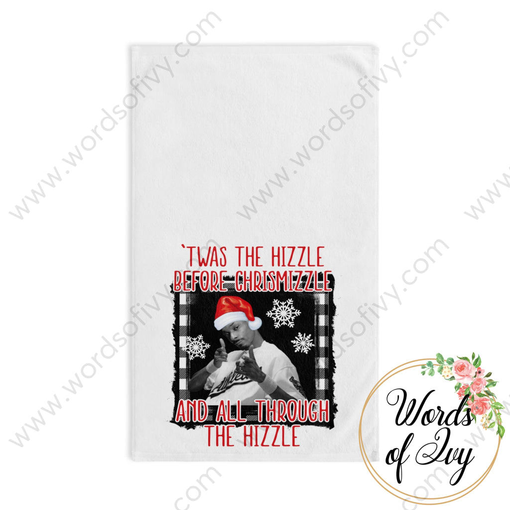 Hand Towel - Snoop Dogg Christmas 221122028 White Base / 28’’ × 16’’ Home Decor