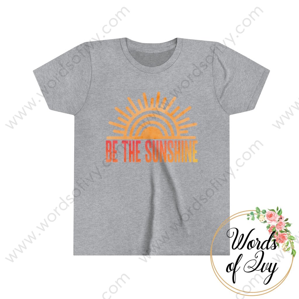 Kid Tee - Be The Sunshine 220714003 Athletic Heather / S Kids Clothes