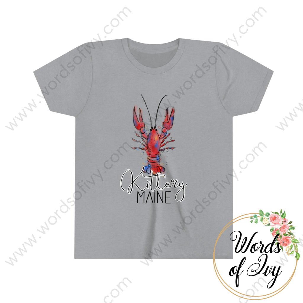 Kid Tee - Bright Lobster Kittery Maine 221202002 | Nauti Life Tees