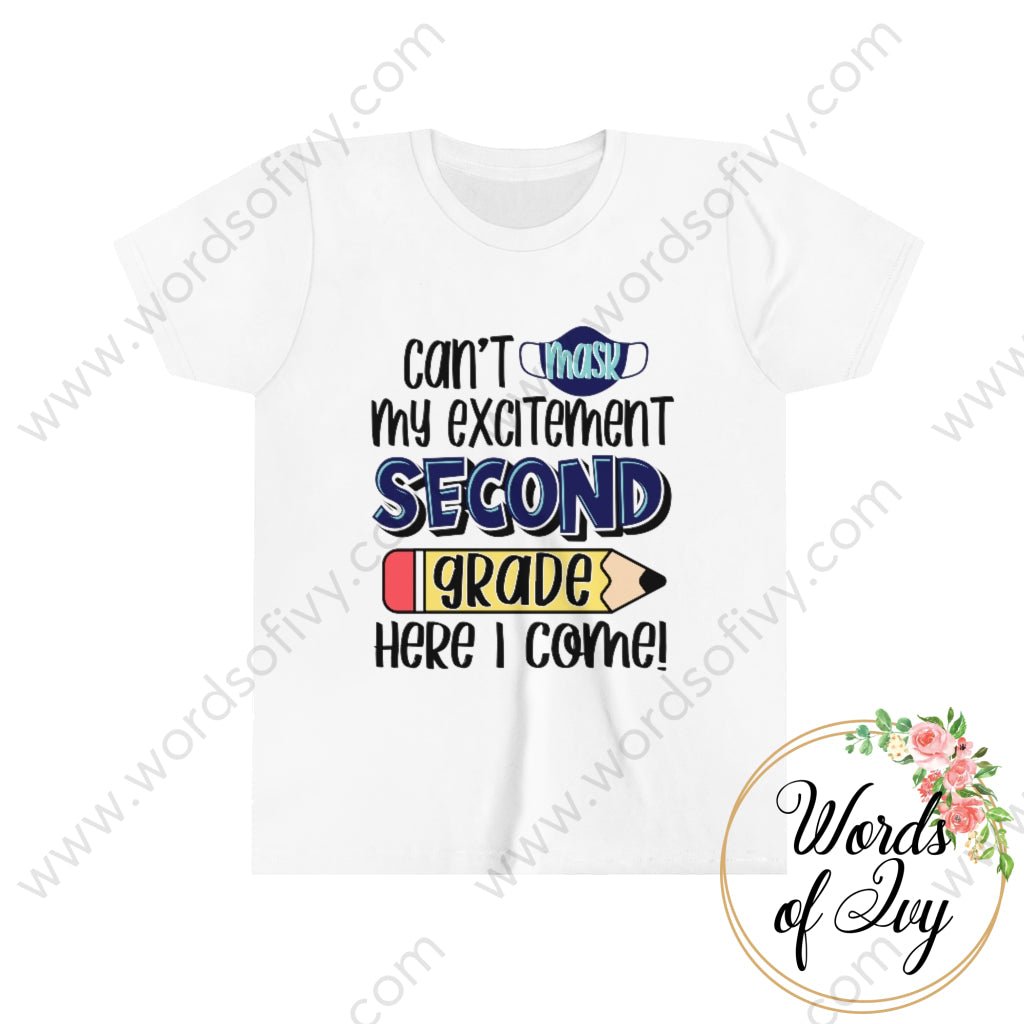 Kid Tee - Can't Mask my excitement 2nd blue 220714008 | Nauti Life Tees