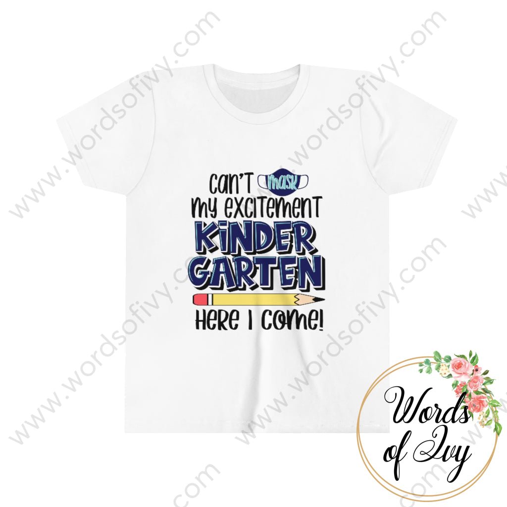 Kid Tee - Can't Mask my excitement K blue 220714016 | Nauti Life Tees