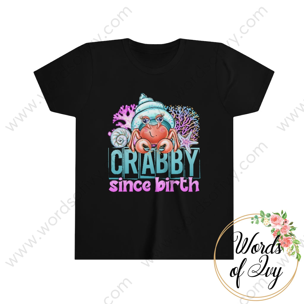 Kid Tee - Crabby since birth 220519002 | Nauti Life Tees