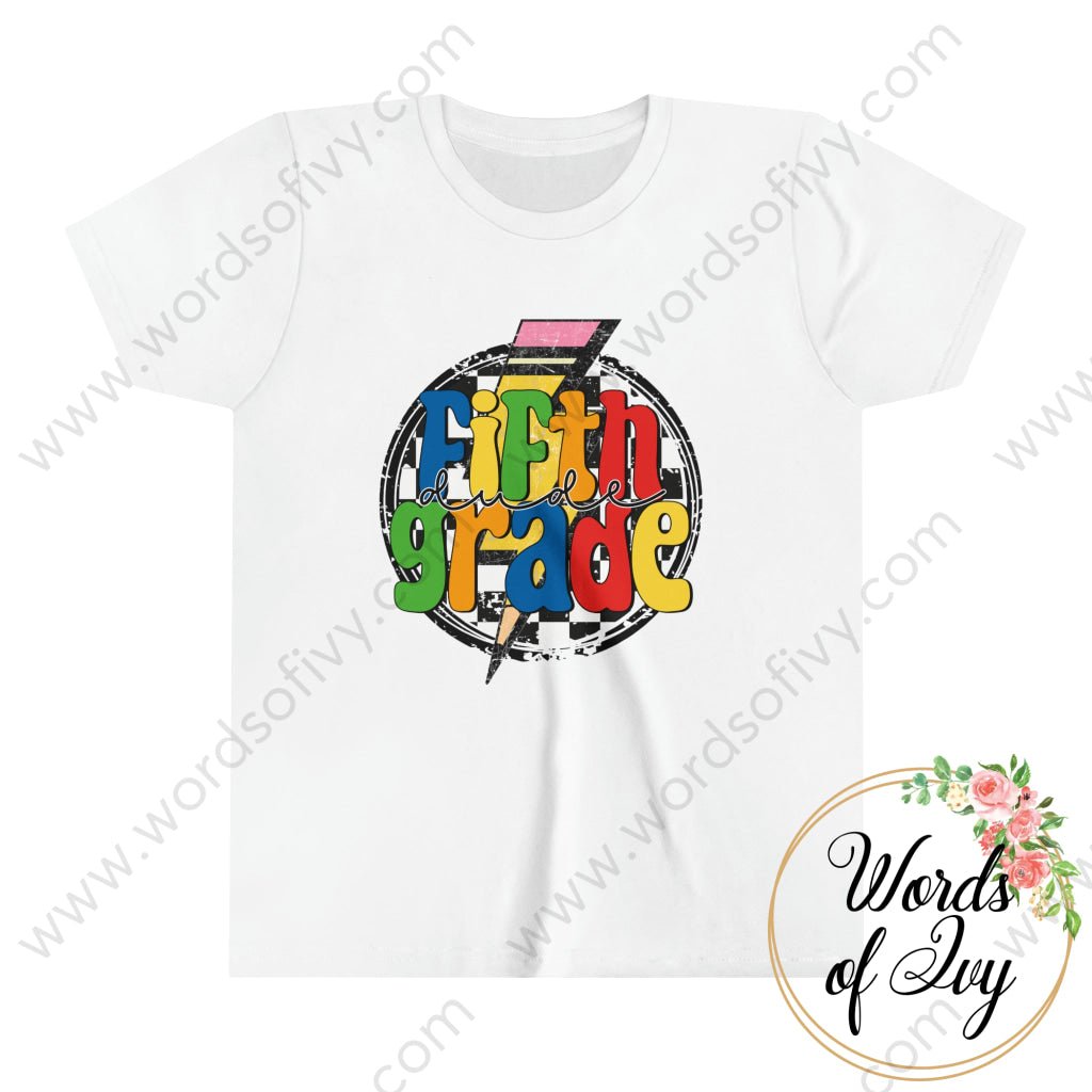 Kid Tee - Fifth Grade Dude 230721005 White / S Kids Clothes