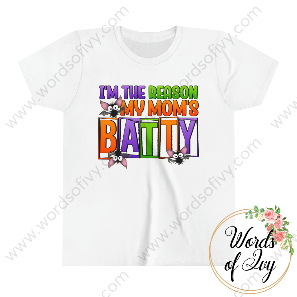 Kid Tee - I’m The Reason Mommy Is Batty 220821017 White / S Kids Clothes