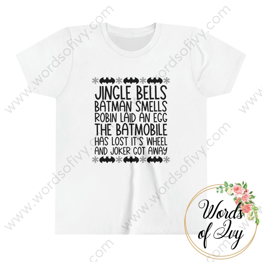 Kid Tee - JINGLE BELLS BATMAN SMELLS 221008016 | Nauti Life Tees