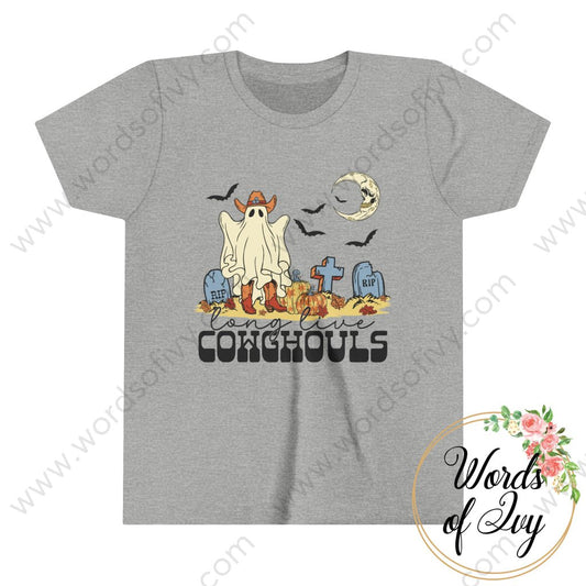 Kid Tee - Long Live Cowghouls 230823003 Athletic Heather / S Kids Clothes