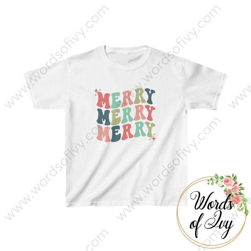 Kid Tee - Merry 221123120 White / Xs Kids Clothes