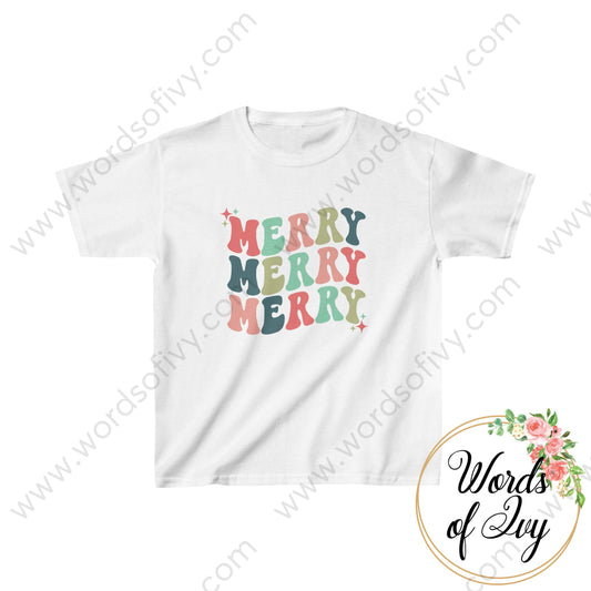 Kid Tee - Merry 221123120 White / Xs Kids Clothes