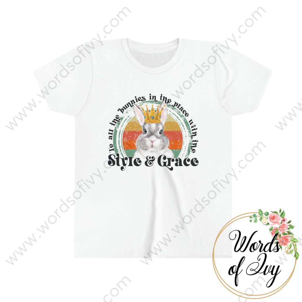 Kid Tee - TO ALL THE BUNNIES IN THE PLACE WITH THE STYLE AND GRACE 220222002 | Nauti Life Tees