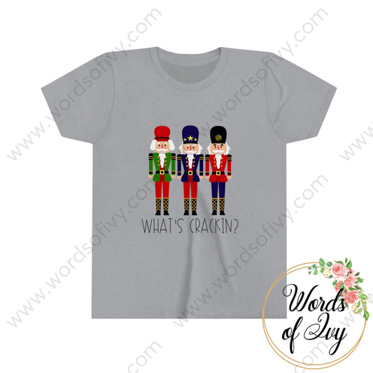 Kid Tee - Whats Crackin 221122029 Athletic Heather / S Kids Clothes