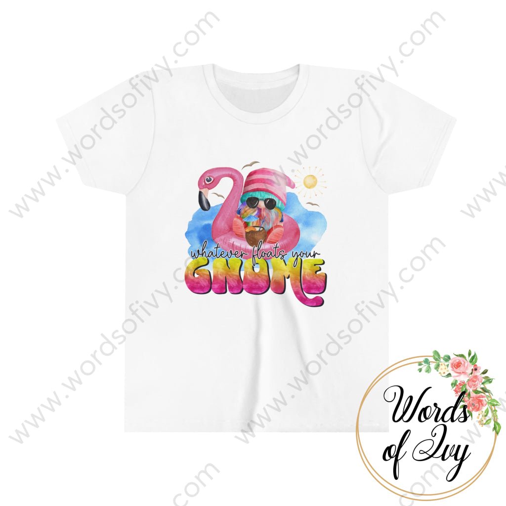 Kid Tee - WHATEVER FLOATS YOUR GNOME 220417005 | Nauti Life Tees