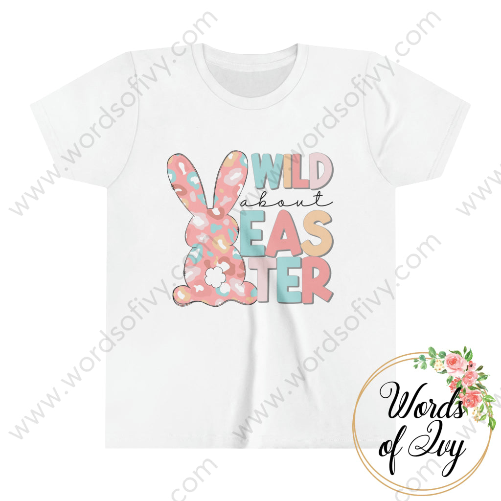 Kid Tee - Wild About Easter 220409001 White / S Kids Clothes