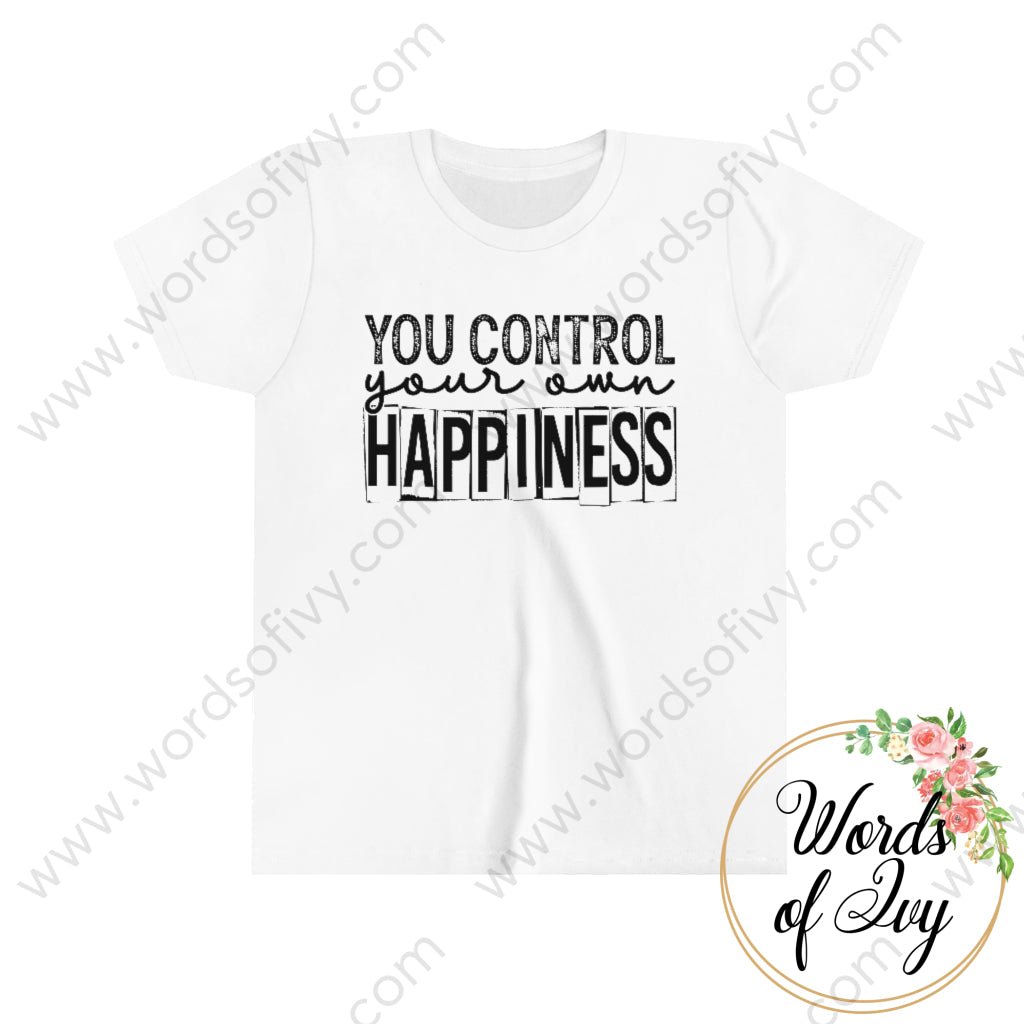 Kid Tee - You control your own happiness 220713004 | Nauti Life Tees