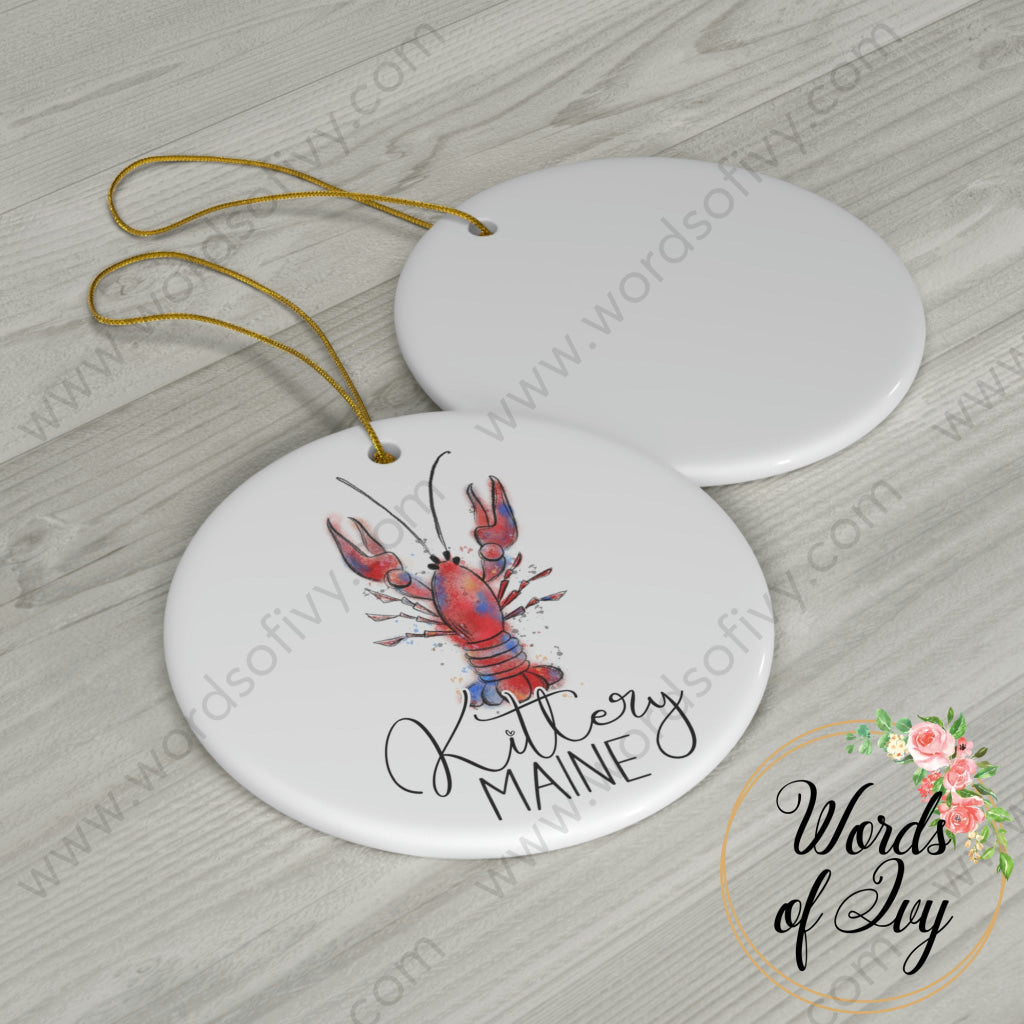 Ornament - Bright Lobster Kittery Maine 221202002 | Nauti Life Tees