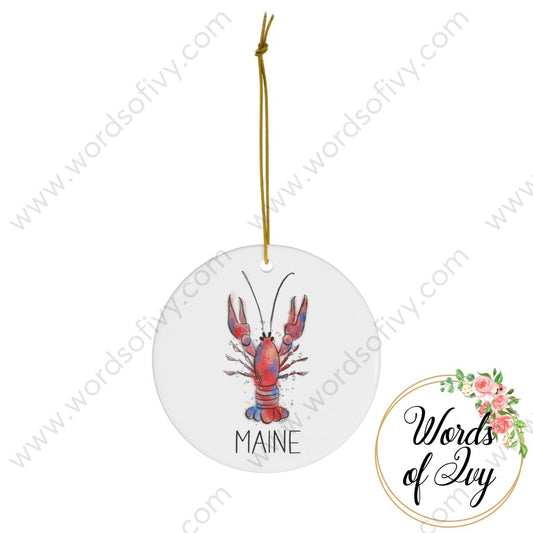 Ornament - Bright Lobster Maine 221202003 | Nauti Life Tees