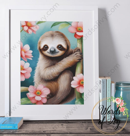 Printable Digital Download - Baby Sloth 240323008 | Nauti Life Tees