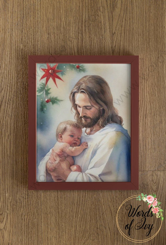 Printable Digital Download - Christmas Jesus 240328032 | Nauti Life Tees