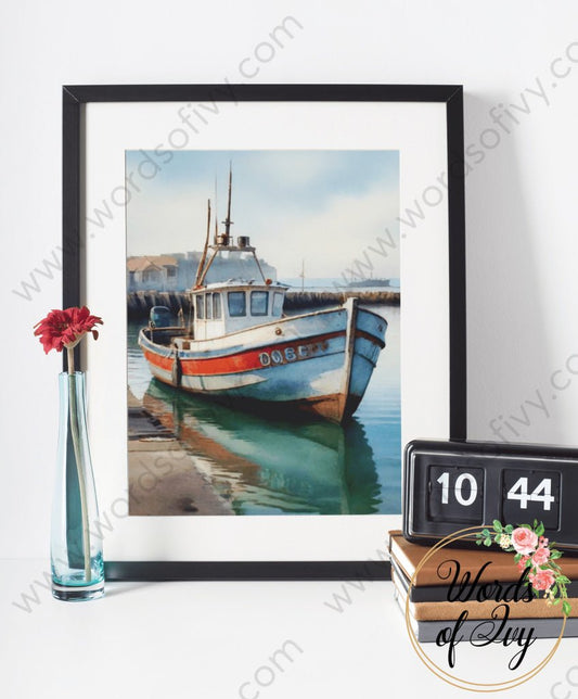 Printable Digital Download - Fishing Boat 240323006 | Nauti Life Tees