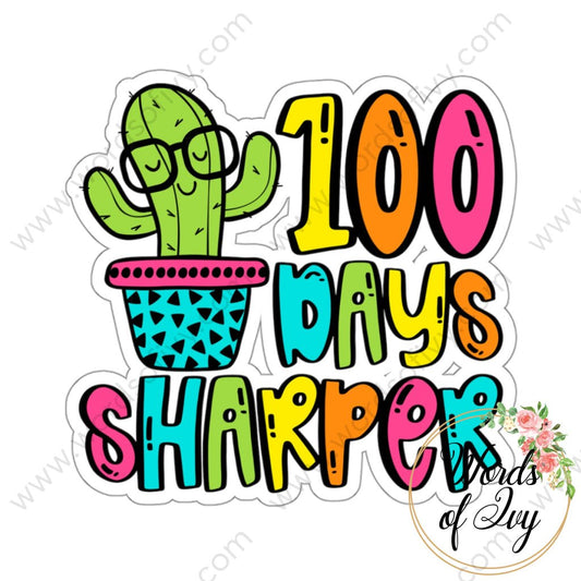 Sticker - 100 Days Sharper 230719003 | Nauti Life Tees