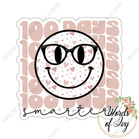 Sticker - 100 Days smarter 230719001 | Nauti Life Tees