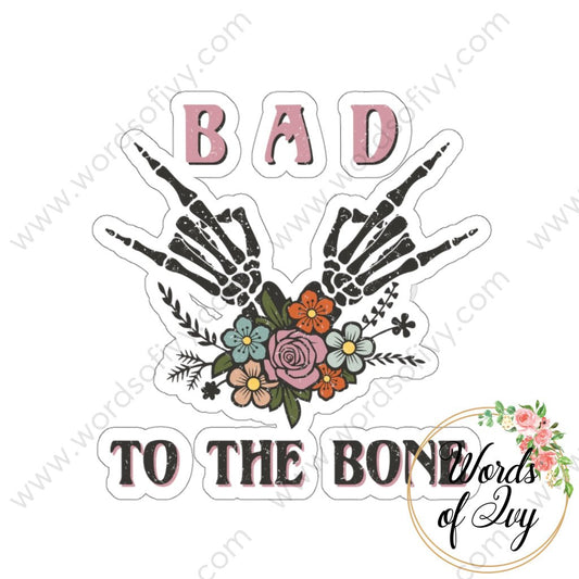 Sticker - Bad to the Bone 220320004 | Nauti Life Tees