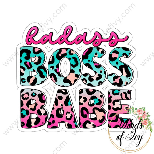 Sticker - Badass Boss Babe 220713005 | Nauti Life Tees