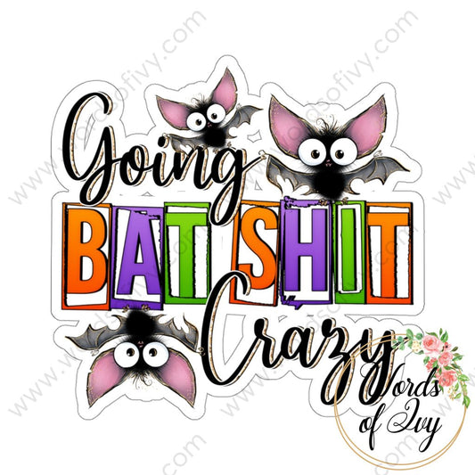 Sticker - Bat Shit Crazy 220714005 | Nauti Life Tees
