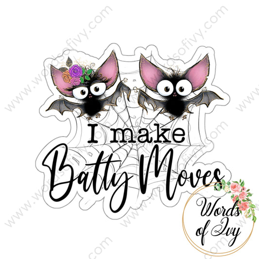 Sticker - batty moves 210925 230703008 | Nauti Life Tees