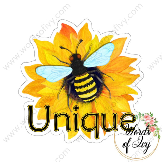 Sticker - bee unique 220411002 | Nauti Life Tees