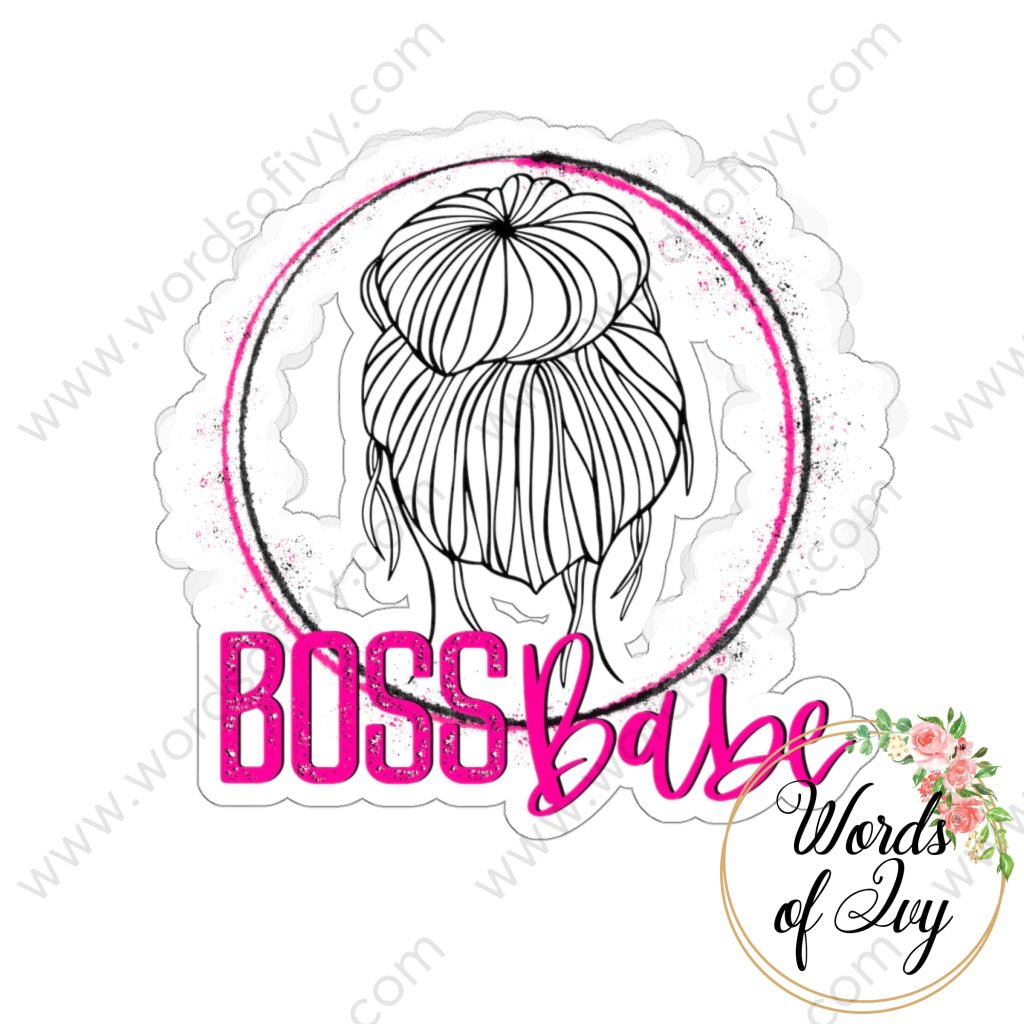 Sticker - Boss Babe Bun 220106001 | Nauti Life Tees