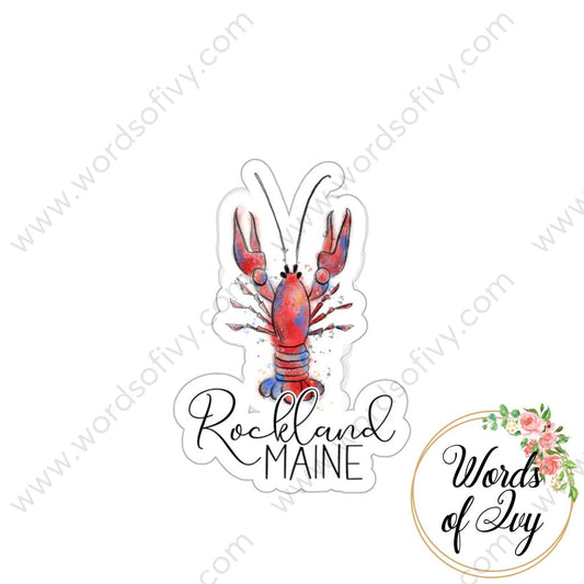 Sticker - Bright Lobster Rockland Maine 221202001 | Nauti Life Tees