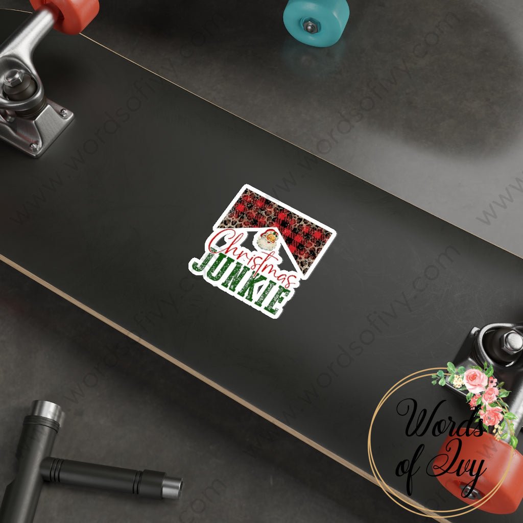 Sticker - Christmas Junkie 211209005 | Nauti Life Tees