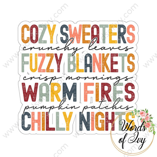 Sticker - COZY SWEATERS CRUNCHY LEAVES 220913008 | Nauti Life Tees