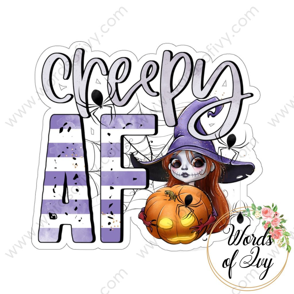 Sticker - Creepy AF 220821004 | Nauti Life Tees