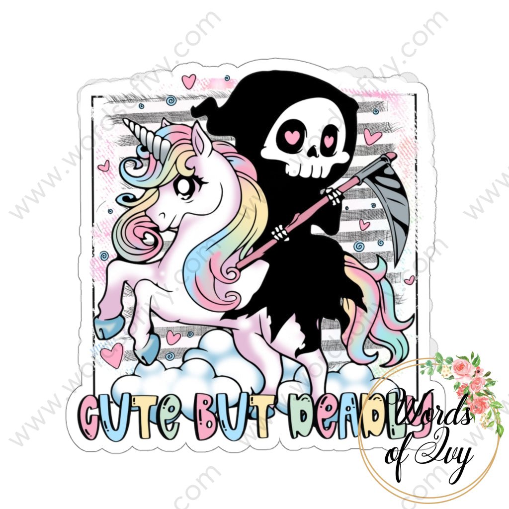 Sticker - CUTE BUT DEADLY 220905002 | Nauti Life Tees