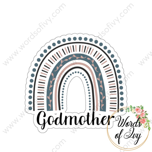 Sticker - Godmother 240223 240720012 White / Die-Cut 3’’ × Paper Products