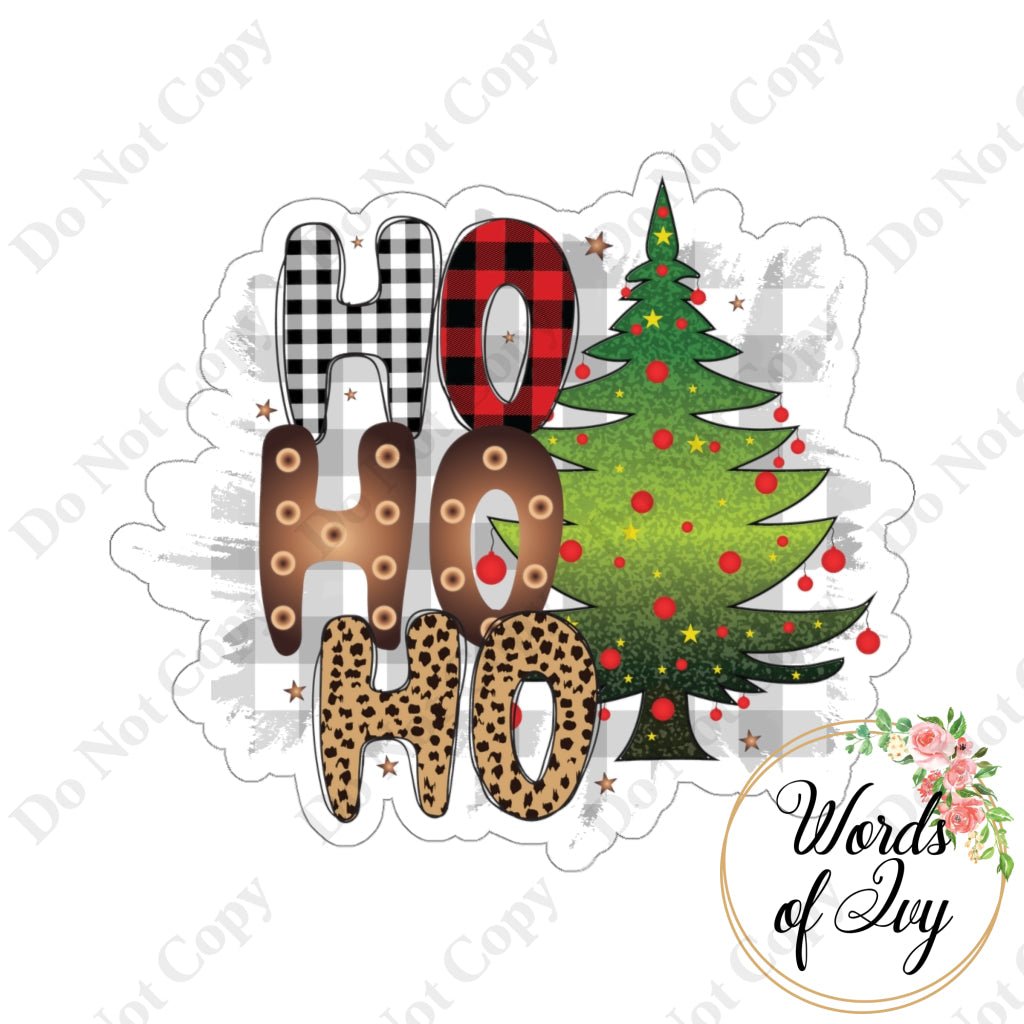 Sticker - Ho Ho Ho 211119005 | Nauti Life Tees