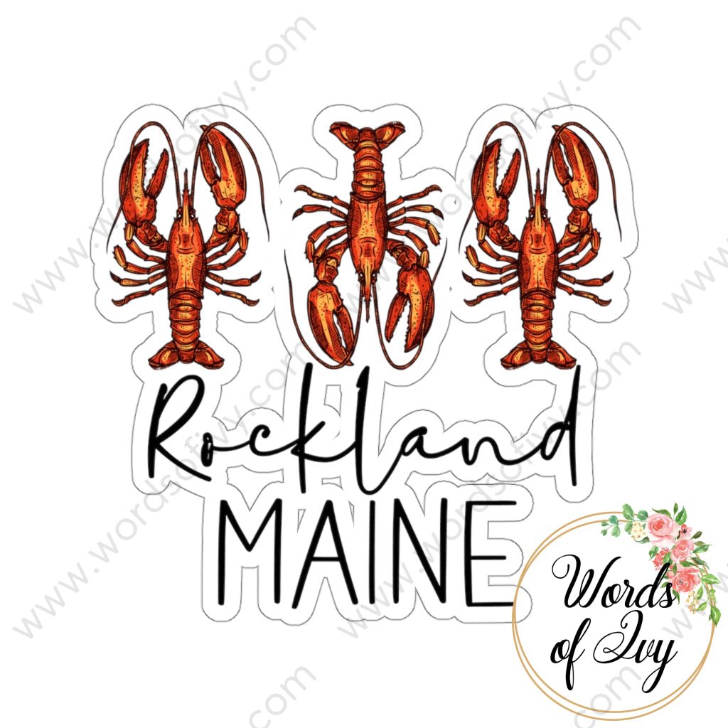 Sticker - Lobster Rockland Maine 220809002 | Nauti Life Tees