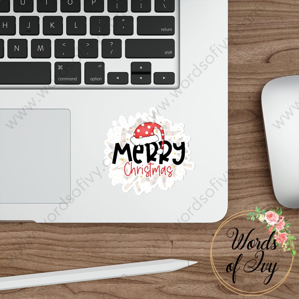 Sticker - Merry Christmas 211119002 | Nauti Life Tees