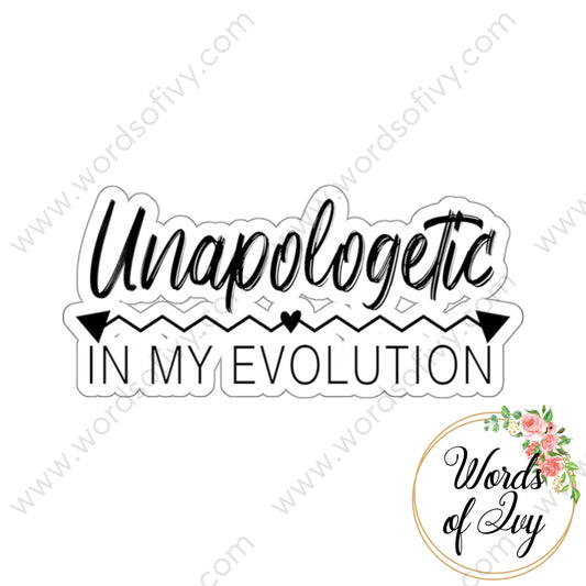 Sticker - My Evolution 240724051 White / Die-Cut 3’’ × Paper Products