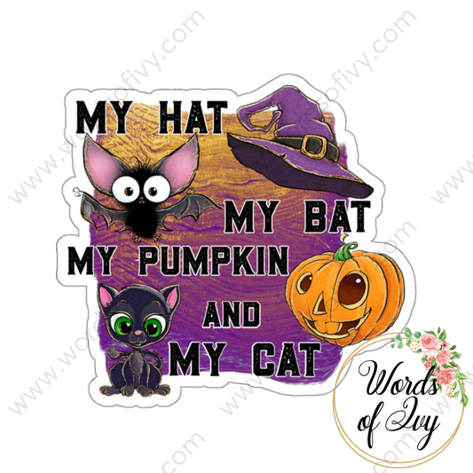 Sticker - My Hat Bat 210925 230703006 White / Die-Cut 3’ × Paper Products