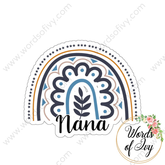 Sticker - Nana 240223 240720015 White / Die-Cut 3’’ × Paper Products