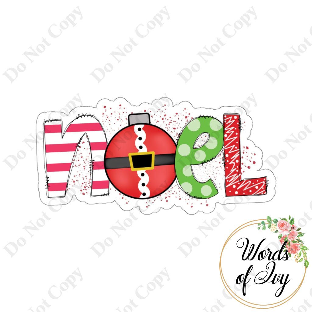 Sticker - Noel 21119004 White / Die Cut 3 × Paper Products